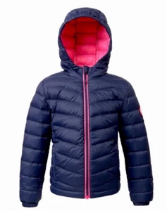 Rokka&Rolla Girls' Packable Down NavyJacket Ultra Light Puffer Coat SZ 8-9M - Picture 1 of 5