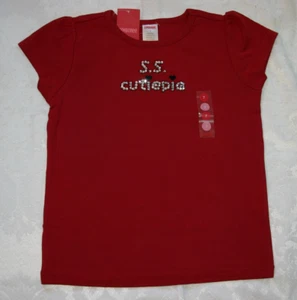Gymboree BON VOYAGE Red Knit Top SS Cutie Pie NWT Sz 7 - Picture 1 of 2