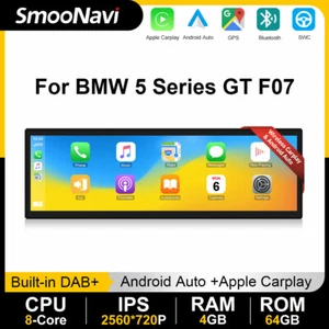 Unidad principal 14,9" 64 GB estéreo GPS para automóvil DAB Carplay para BMW Serie 5 GT F07 NBT - Imagen 1 de 19