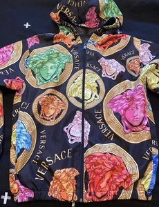 Versace Medusa Amplified Hooded Jacket Kids Size 12 - Picture 1 of 7