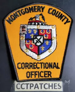 MONTGOMERY COUNTY, MARYLAND CORRECTIONAL OFFIZIER SCHULTERAUFNÄHER MD - Bild 1 von 2
