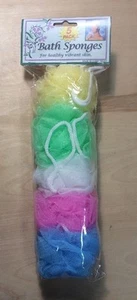 Paquete de 5 esponjas de ducha de baño para una piel sana y vibrante multicolor - Imagen 1 de 7