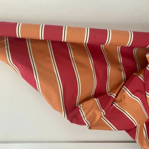 "stoffdesign!SALE% MIRANDA Meterware Streifen2,90 M.hoch orange rot Nya Nordiska - Bild 1 von 8