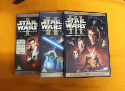 Star Wars Prequel Trilogy 2-Disc Sets – X8 DVDs - Image 1 of 4