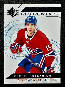 JESPERI KOTKANIEMI 2018-19 SP BLUE 18-19 NO 130          13783
