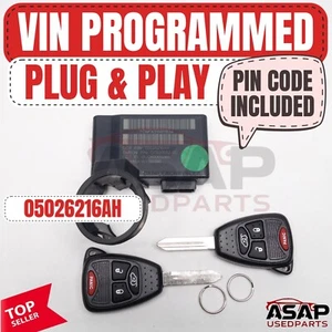📌 VIN PROGRAMMED PLUG & PLAY IMMOBILIZER CALIBER COMPASS PATRIOT 05026216AH 📌 - Picture 1 of 9