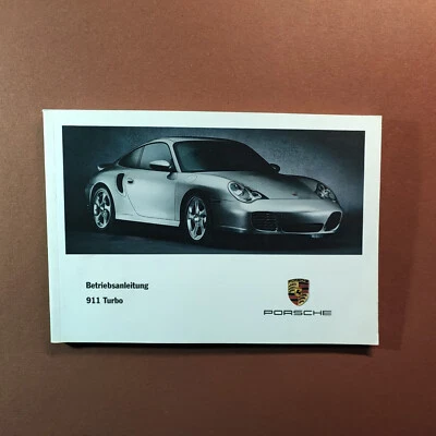 Porsche 911 996 Turbo Original  Betriebsanleitung  Bordbuch 2001 2002 - Bild 1 von 2