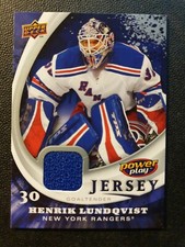 2008-09 Upper Deck Power Play Jersey #PPHL Henrik Lundqvist