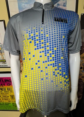 Camiseta deportiva Siena Heights University Saints edición equipo de bolos mediana Adrian MI SHU Foto 1 de 4