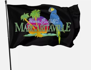 Margaritaville Jimmy Buffett Papageieninsel Urlaub 3 x 5 Flagge - Bild 1 von 2
