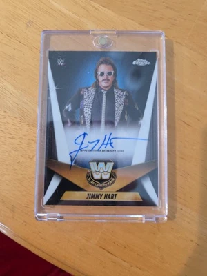 2025 Topps Chrome WWE Legendary Chrome Autographs Jimmy Hart - Image 1 of 2
