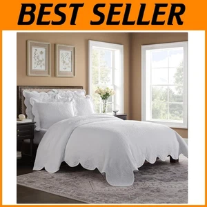 Charleston Estate Modern Farmhouse Floral Coverlet - Bild 1 von 12