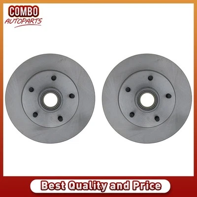 Ротор переднего дискового тормоза и ступица в сборе подходят для Chevrolet S10 1996-2003 годов выпуска - Изображение 1 из 4