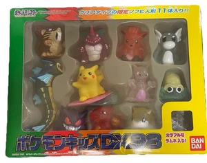 Retro Pokemon Kids DX98 Retro Figure Set 11 Clear Figures Bandai 1998 from Japan - Picture 1 of 23