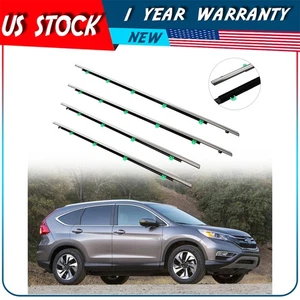 Fits 2012-2016 Honda CR-V 4x Weatherstrip Window Trim Seal Belt Window Seal Belt - Picture 1 of 9