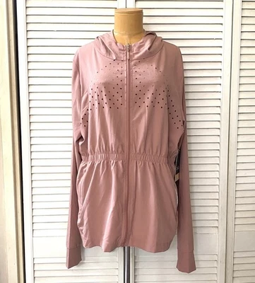 Cali Sport Activewear Jacket Womens XL Pink Long Sleeve Running Training Hoodie - Image 1 of 4