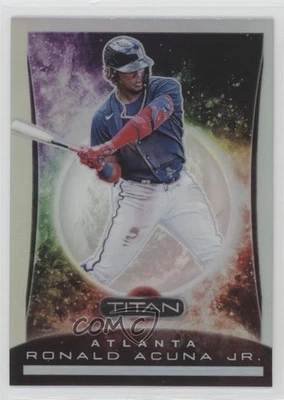 2020 Panini Chronicles Titan Holo Ronald Acuna Jr #18 - Image 1 of 2