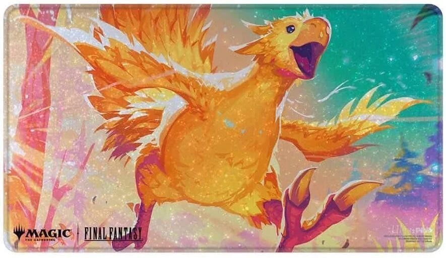 Magic The Gathering - Alfombra de juego Final Fantasy Traveling Chocobo Gold Ultra Pro HF Foto 1 de 1