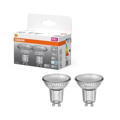 Doppelpack GU10 OSRAM LED STAR PAR16 Lampen 36° Abstrahlwinkel 3,7W wie 50W - Bild 1 von 4