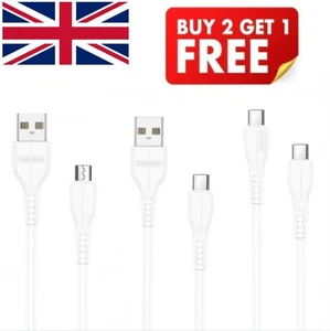 Per Samsung Galaxy Type-C USB-C e Micro USB cavo di ricarica cavo lungo - Foto 1 di 5