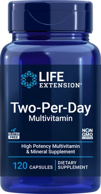 LIFE EXTENSION TWO PER DAY 120 CAPSULES - Image 1 of 3