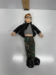 Jake Osbourne 9 Zoll Figur Puppe 2002 Joks Mezco MTV The Osbournes Camo Outfit Plüsch - Bild 1 von 5