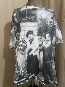 VTG 1998 The Three Stooges All Over Print Shirt Men’s Large 90s AOP DELTA SZ XXL - Picture 1 of 8