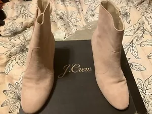 J Crew Pink Suede Boots 6.5 - Picture 1 of 6