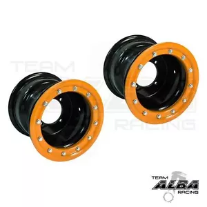 YFZ 450 YFZ 450R Rear Wheels Beadlock 9x8 3+5 4/115 Alba Racing BO - Foto 1 di 2