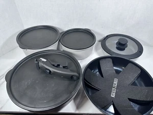Country Kitchen Beige  13 Piece Pots and Pans Set -  Nonstick  Cookware Open Box - Picture 1 of 15