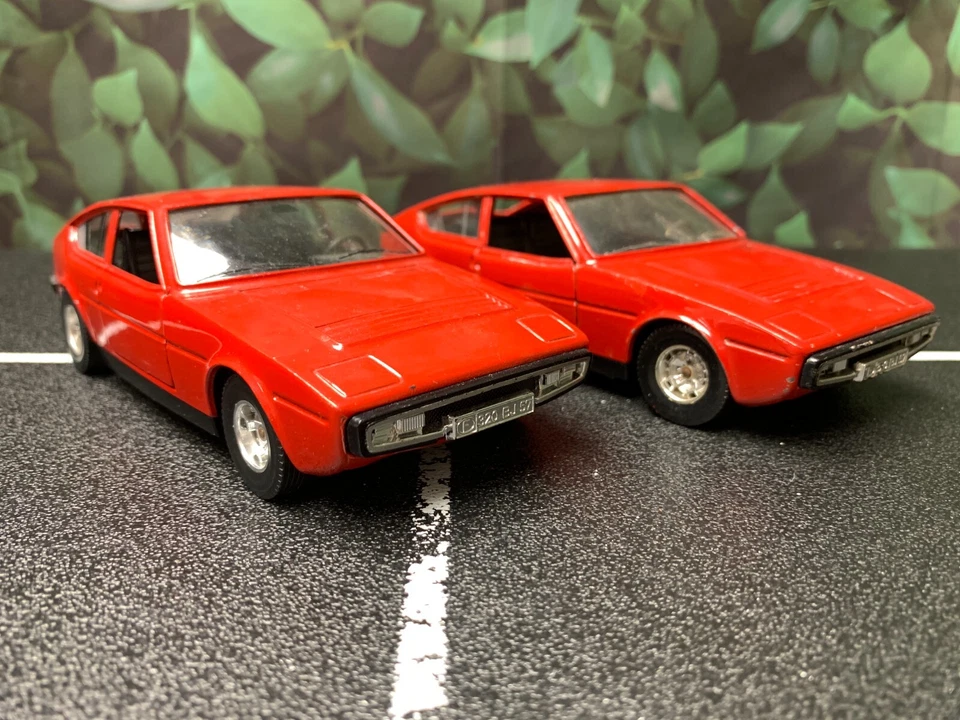 Imperfect 1:24 Diecast Car PAIR BURAGO MATRA SIMCA BAGHEERA Red No Box AS-IS - Image 1 of 4