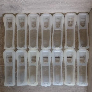 19x Official Clear Silicone Case Cover For Nintendo Wii Remote Controller - Picture 1 of 2