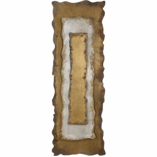 Uttermost Jaymes 60 1/4" Metal Wall Art - Gold