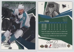 2003-04 Upper Deck Black Diamond Green /100 Marco Sturm #65