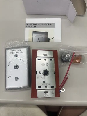 Raffel Systems 385031 Wall Mount Solid Mount Fan Speed Control FSC6-120 - Image 1 of 4