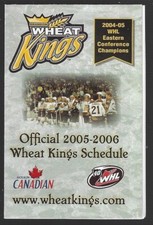 2005-06 Brandon Wheat Kings WHL Hockey Schedule !! Molson Canadian & Brandon Sun