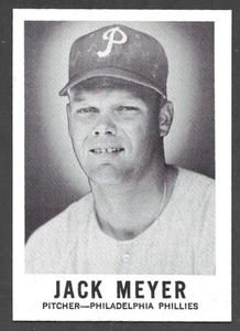 1960 Leaf Sports Novedades #137 Jack Meyer Filadelfia Phillies ex como nuevo + A - Imagen 1 de 2
