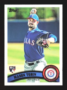 2011 Topps Baseball RC #343 Mason Tobin    Texas Rangers