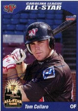 2005 Winston Salem Warthogs TOM COLLARO Signed Card autograph WHITE SOX RC .