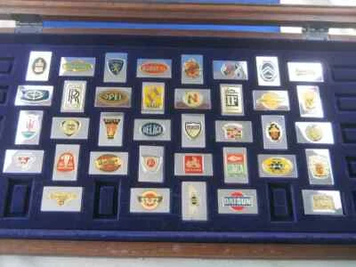 Franklin Mint Sterling 37 of World's Greatest Automobile Emblems Foto 1 de 4