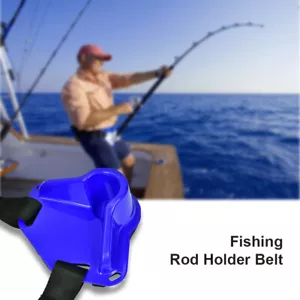 Waist Fighting Belt Fishing Rod Pole Holder ForFishing Rock - Picture 1 of 8