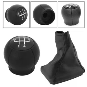 Black Gear Gaiter Knob for Opel Meriva A 2003 2010 Add a Touch of Elegance - Picture 1 of 12