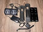 Nintendo Wii Remote Motion Plus Controller Lot of 2 OEM Authentic W/ Chargers