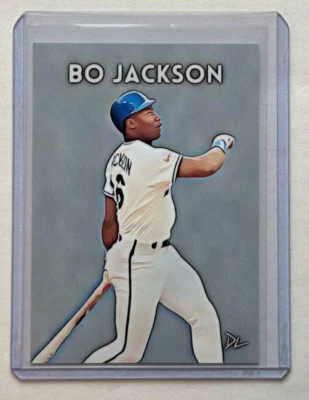 Bo Jackson Limited Edition Artist Signed "All Star-Game" Baseball Card 1/10 - Image 1 of 2