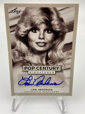 2013 Leaf Pop Century LONI ANDERSON AUTO RARE/25 Signature Autograph Card WKRP