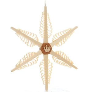 Quadro finestra truciolare LxAxP 18,5 x 18,5 x 1,5 cm NUOVO quadro finestra decorazione natalizia LEGNO - Foto 1 di 2