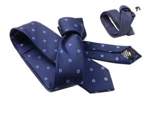 CRAVATTA blu e azzurra slim tie Nuovi arrivi blue azzurro cravattino giovane mic - Imagen 1 de 5