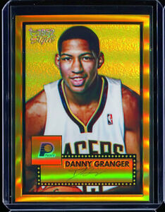 DANNY GRANGER 2005-06 TOPPS 1952 STYLE GOLD REFRACTOR RC ROOKIE CARD #d 07/25