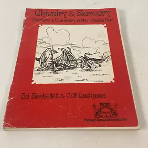 1977 Ritterlichkeit & Zauberei Krieg & Zauberei im Feudalzeitalter RPG FGU Simbalist - Bild 1 von 13