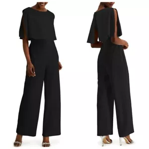 Mono Connected Apparel elástico popover manga aleteada dividida talla 4 negro - Imagen 1 de 10
